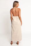 Quinley Maxi Dress Brown Cream