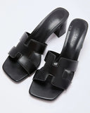 Vidia H Strap Heeled Mule