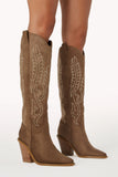 Sally Cowboy Boot Taupe