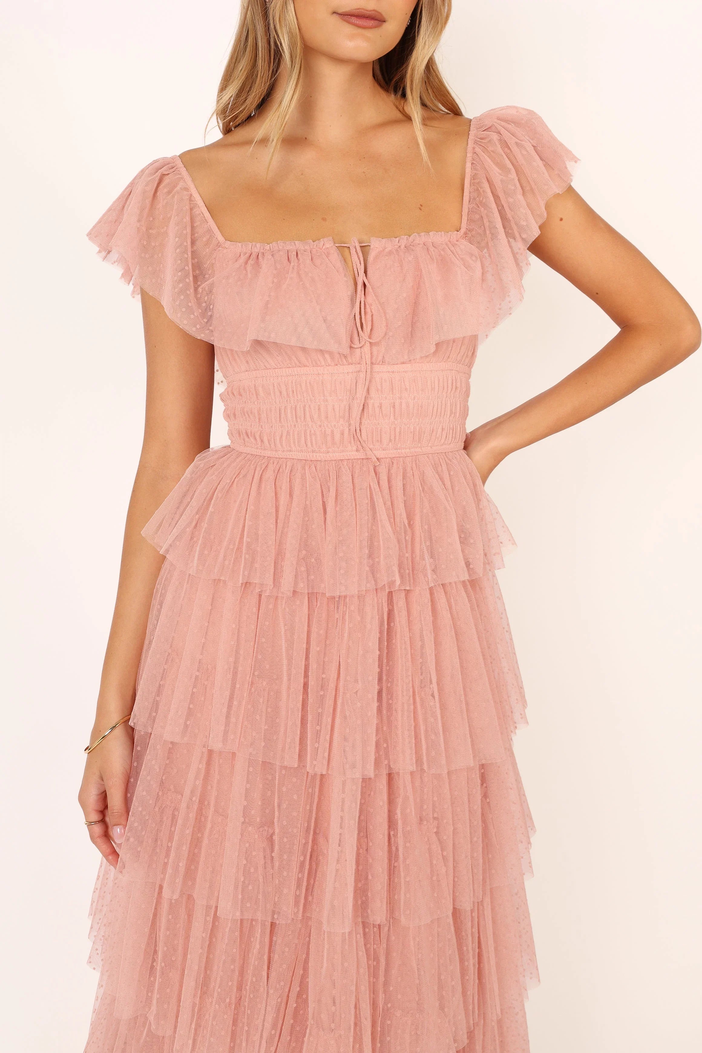 Belle Maxi Dress Blush