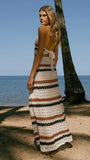 Kamali Maxi Skirt Natural Stripe