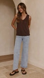 Vinnie Straight Leg Jeans Light Blue