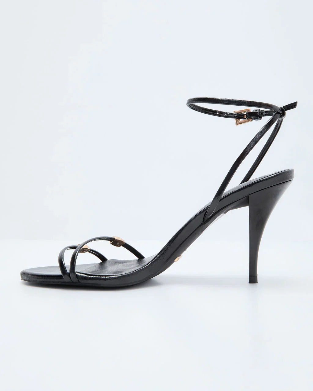 Lenden Gold Hardware Strappy Heels