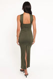 Regan Midi Dress Olive