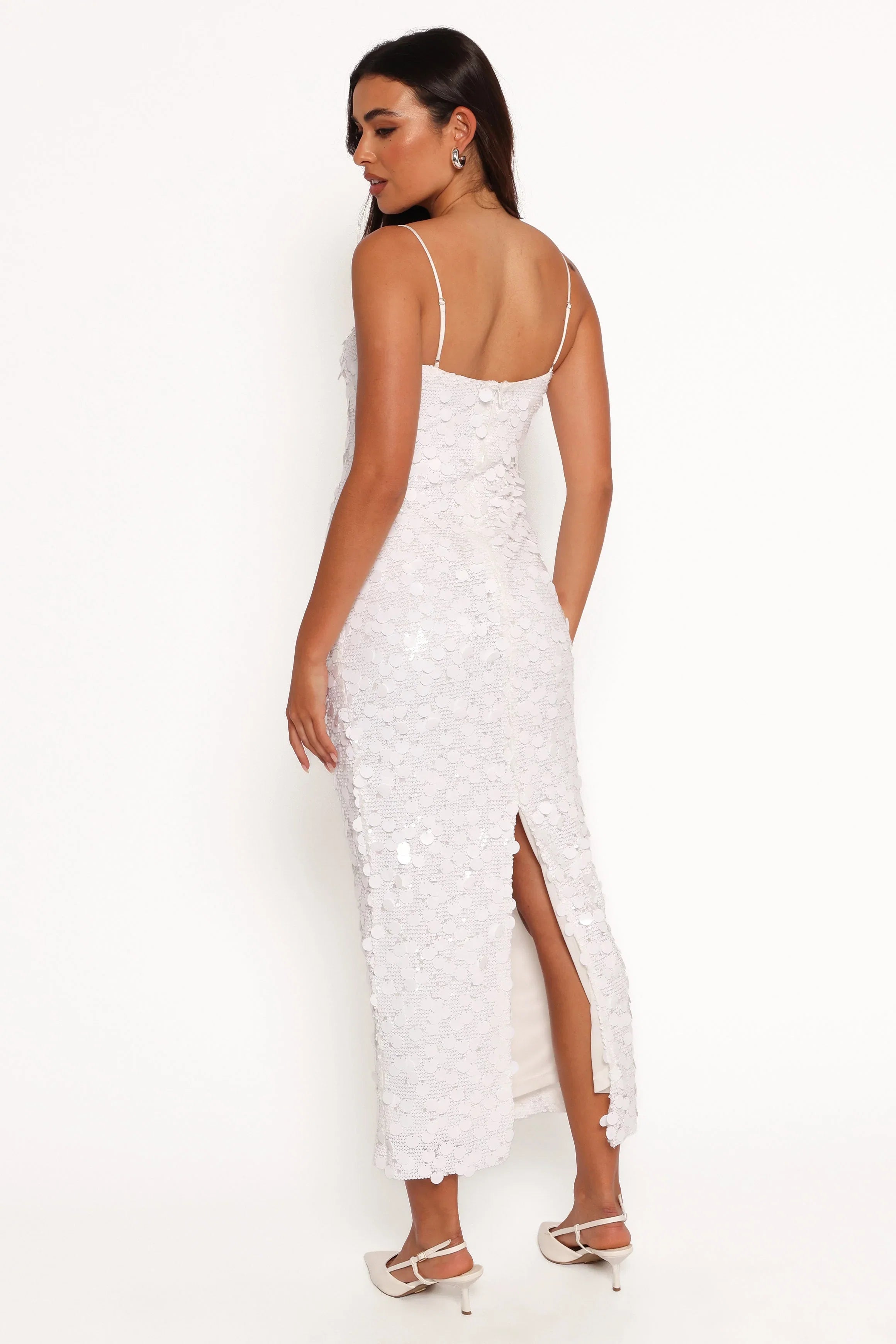 Letta Midi Dress White