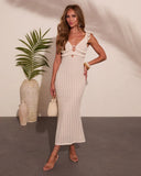 Daydream Sol Knit Cut Out Maxi Dress