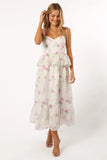 Armani Midi Dress White Floral