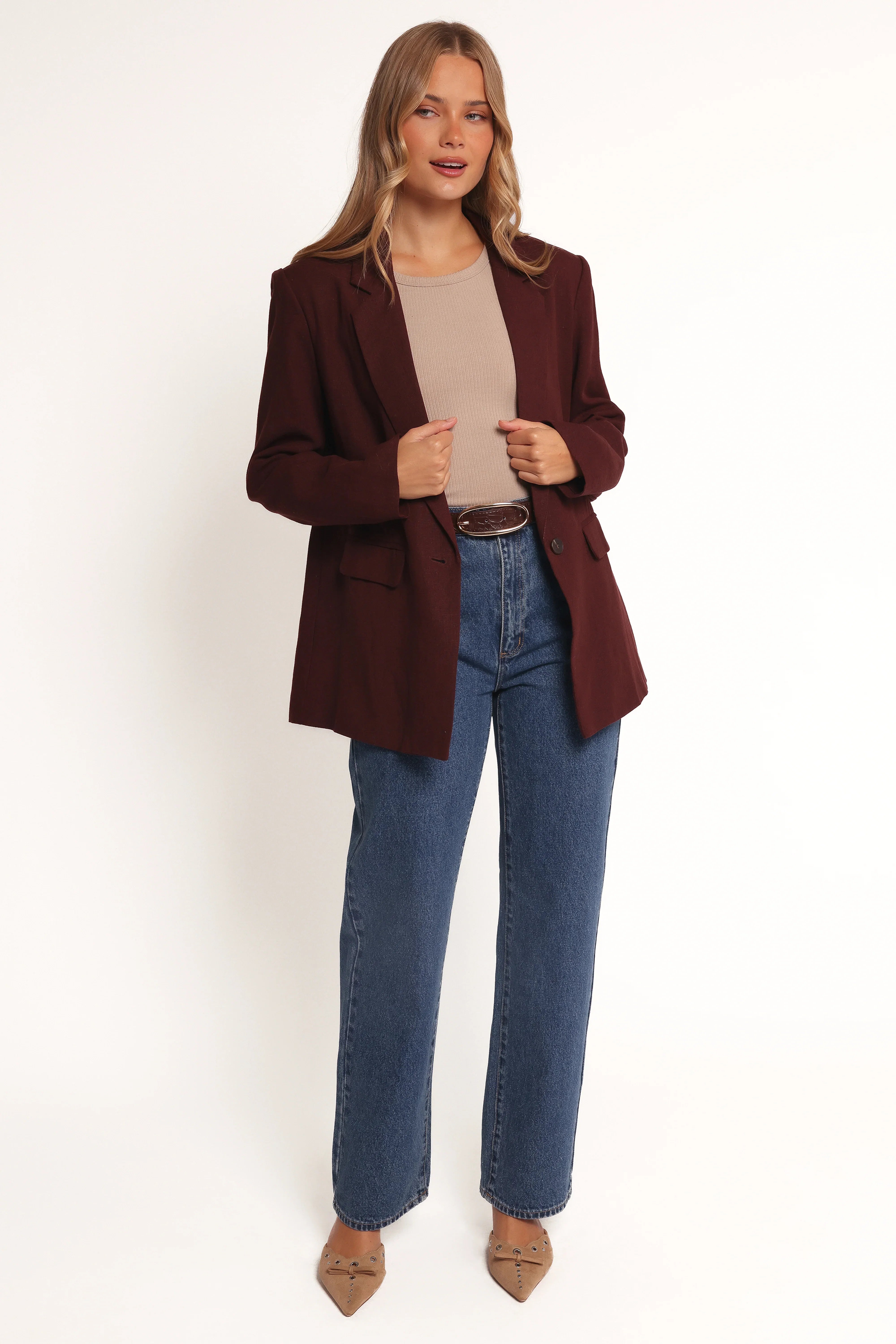 Rhodes Oversized Blazer Espresso