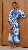 Carmal Long Sleeve Maxi Dress Paradise