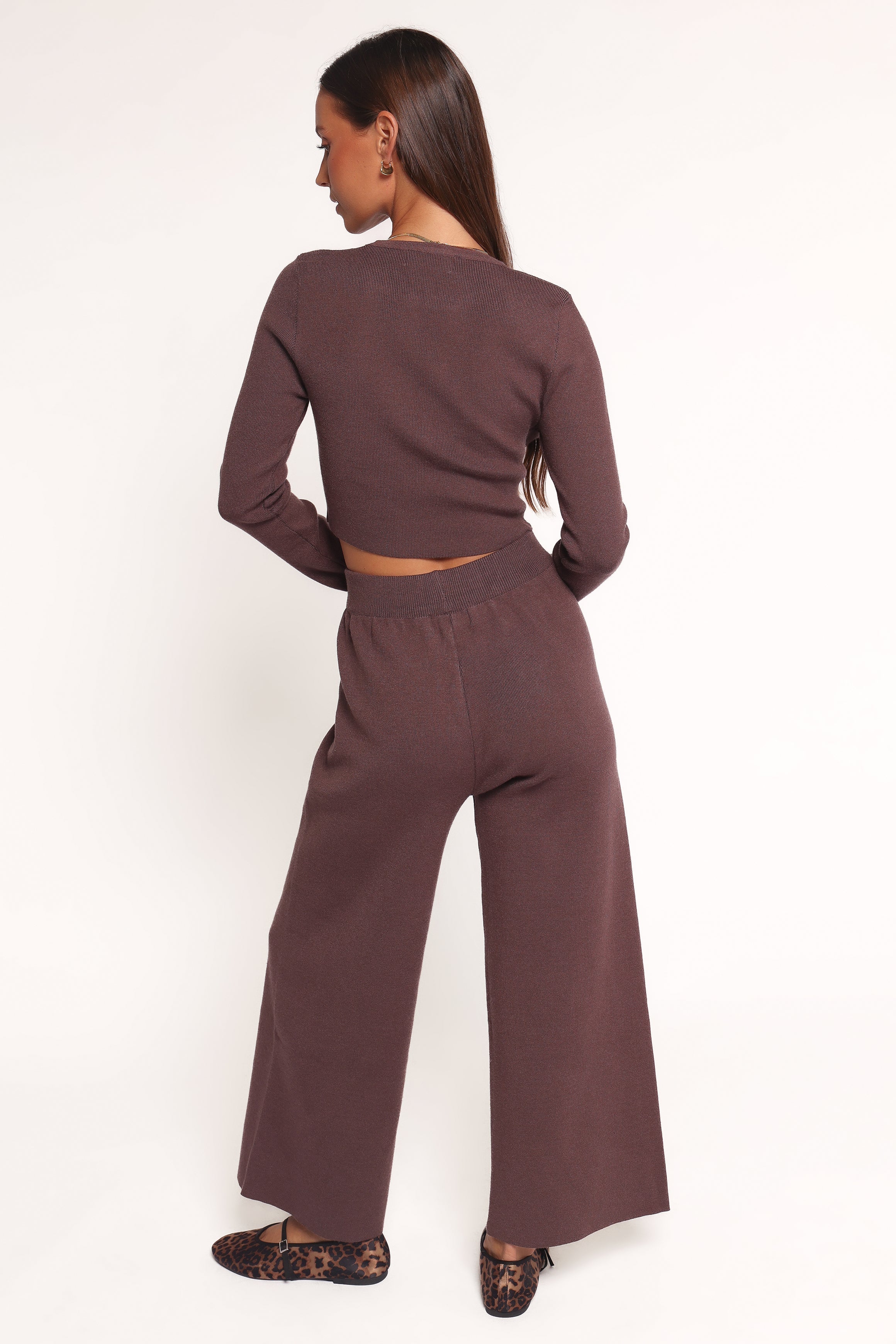 Ayers Long Sleeve Set Chocolate Brown