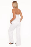 Olivia Pant Set White