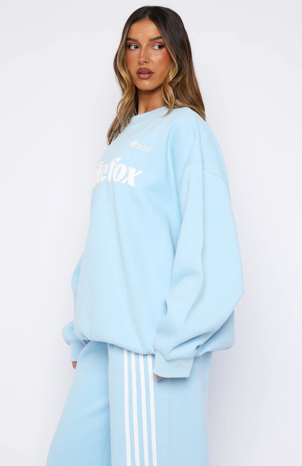 Release 15 Janie Oversized Drop Shoulder Sweater Blue