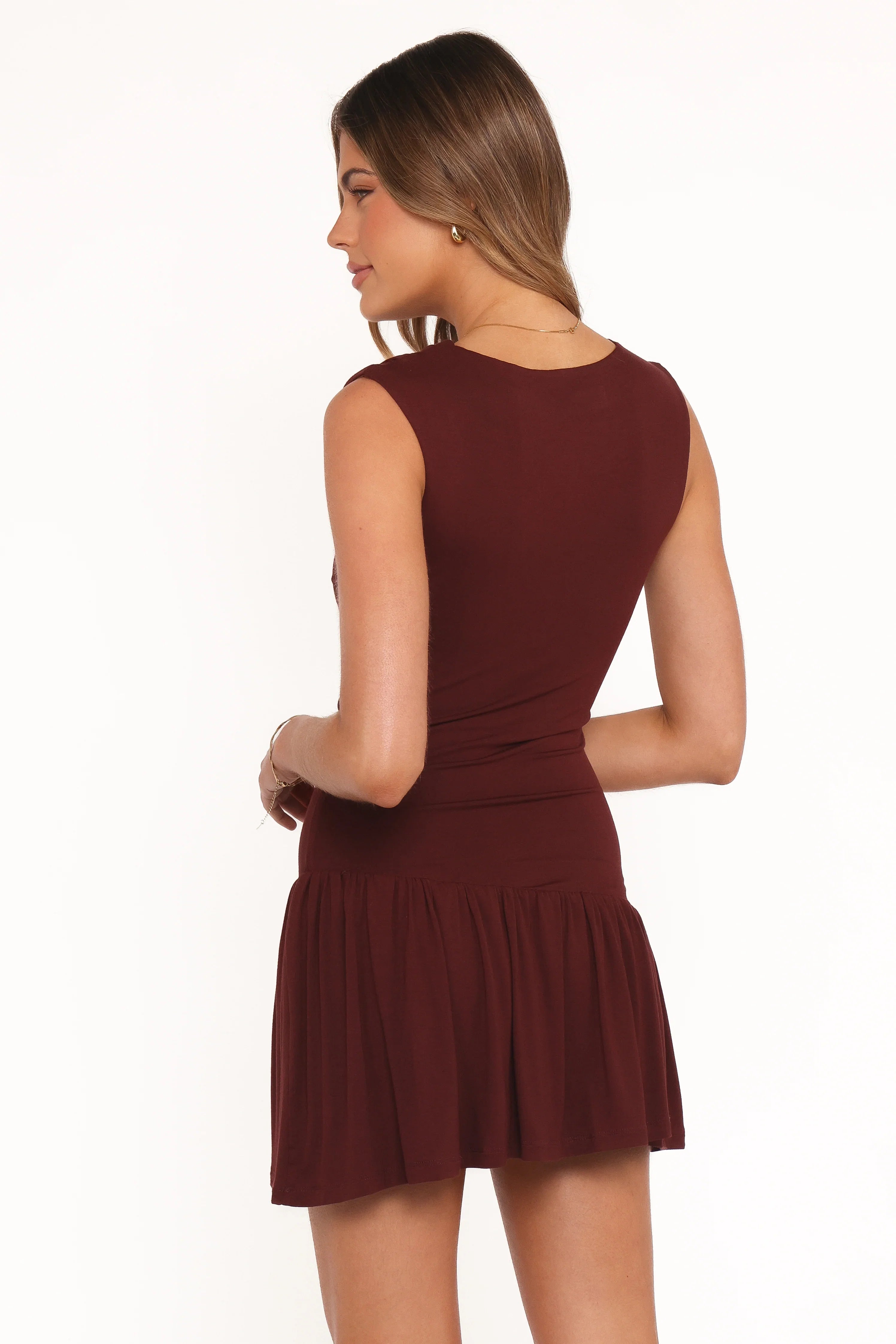 Troyan Mini Dress Chocolate Brown