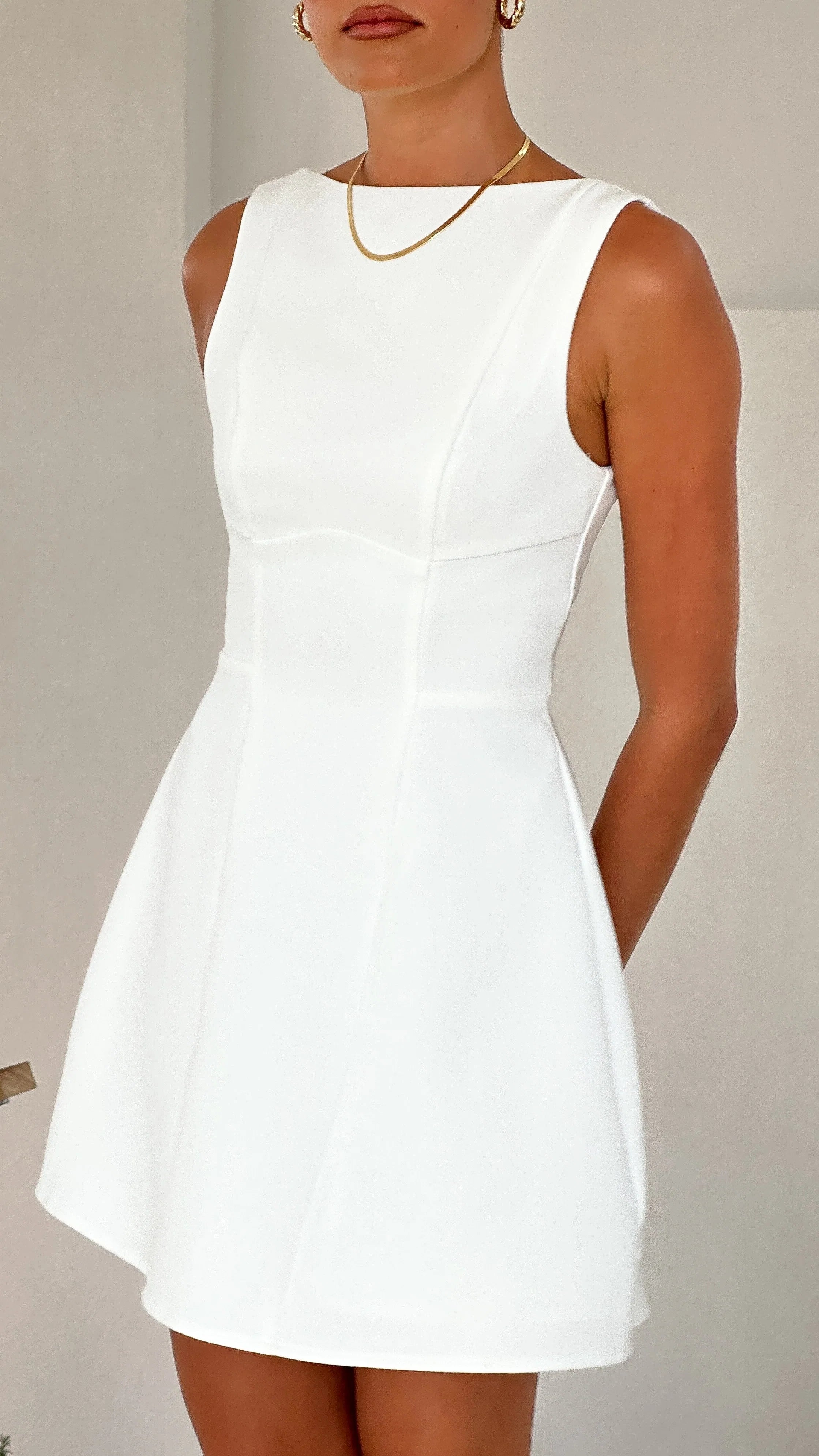 Rafiki Mini Dress White
