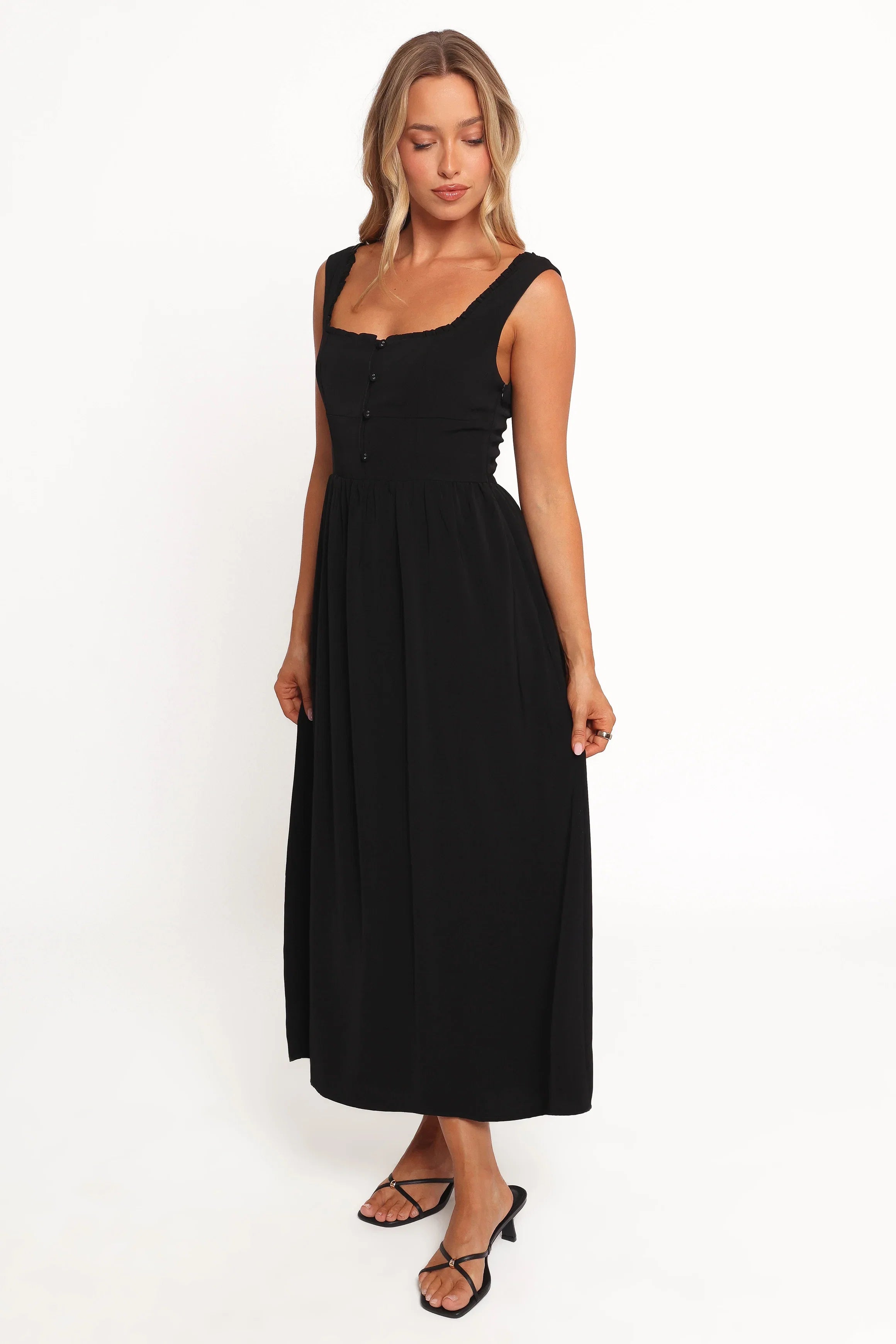 Melrose Midi Dress Black