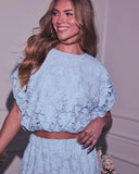 Morning Dew Floral Lace Top
