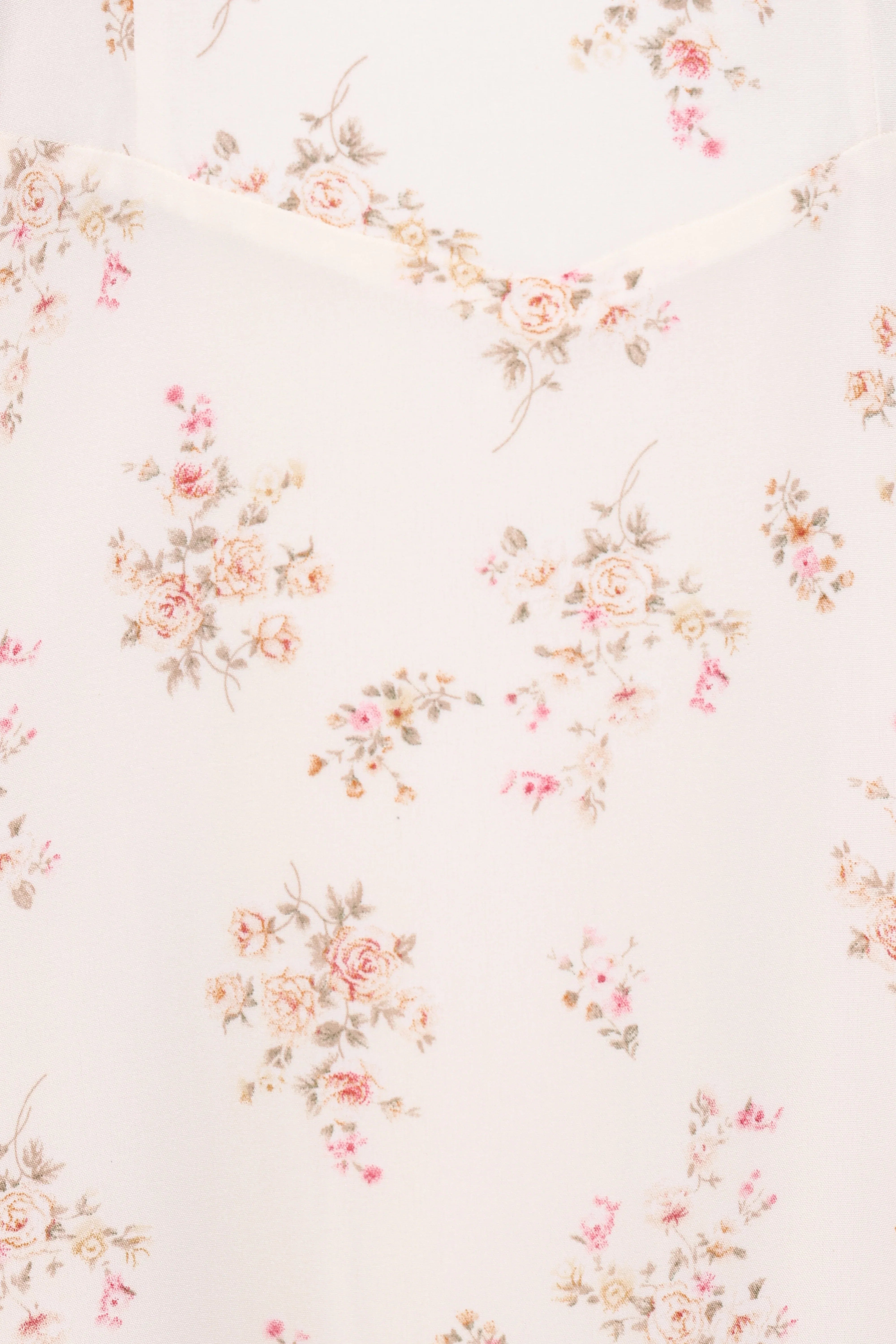 Clarissa Midi Dress White Floral