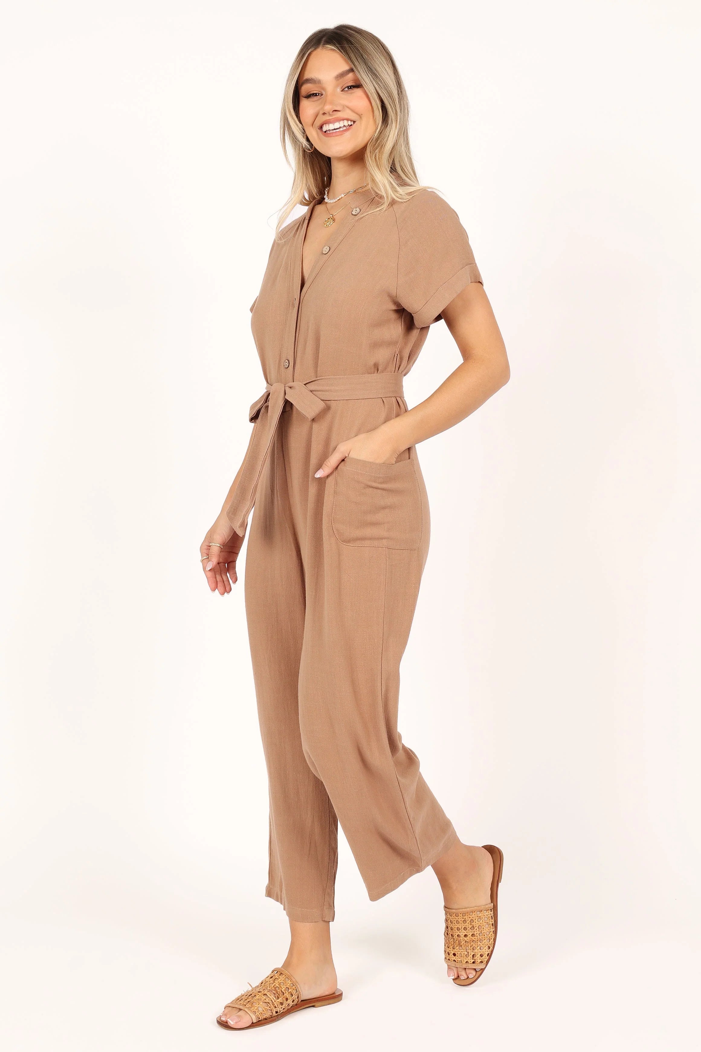 Archie Jumpsuit Mocha