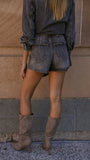 Rollas Skort Black Stone