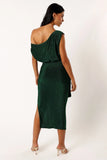 Santiago Off Shoulder Midi Dress Emerald