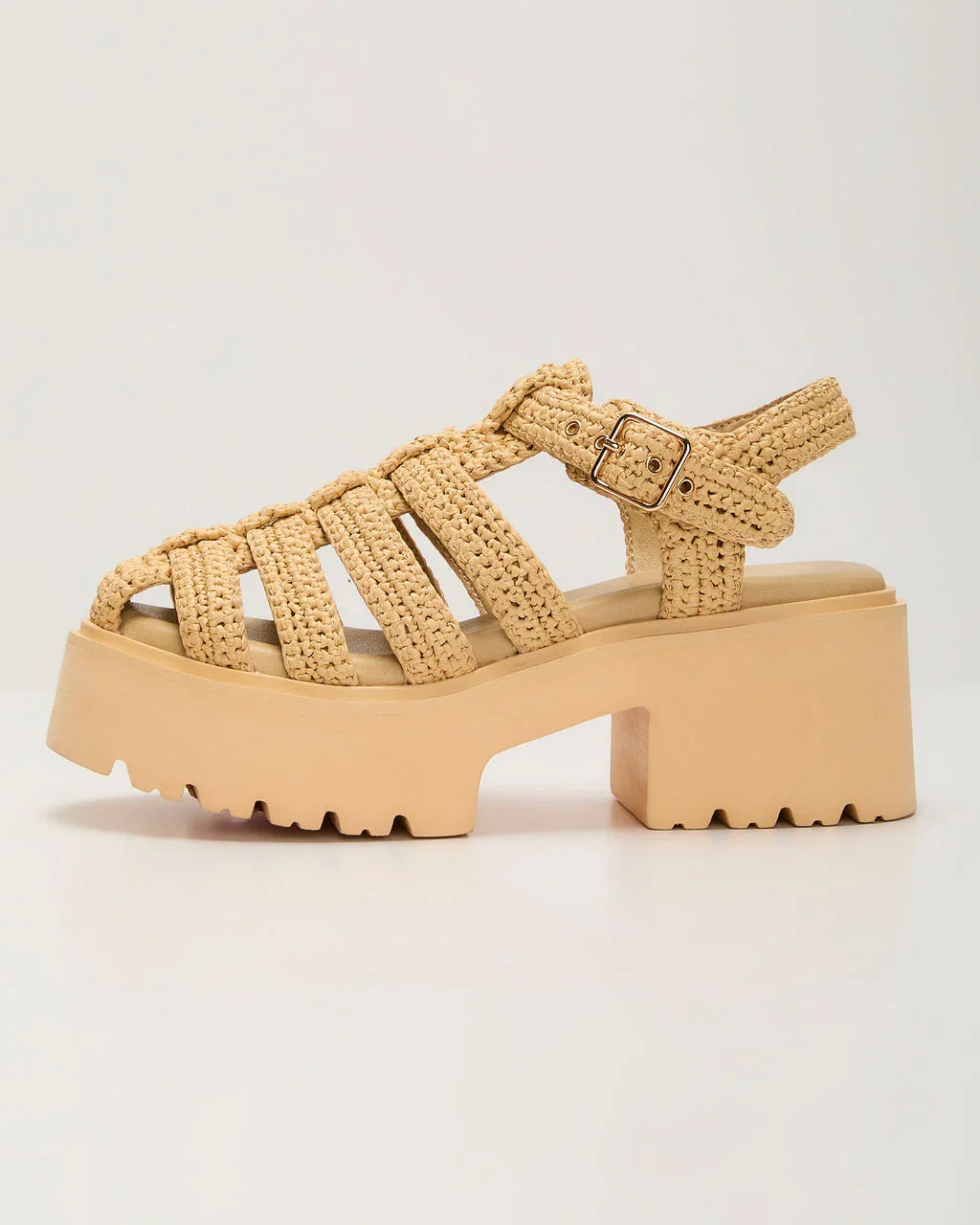 Samantha Woven Platform Sandals