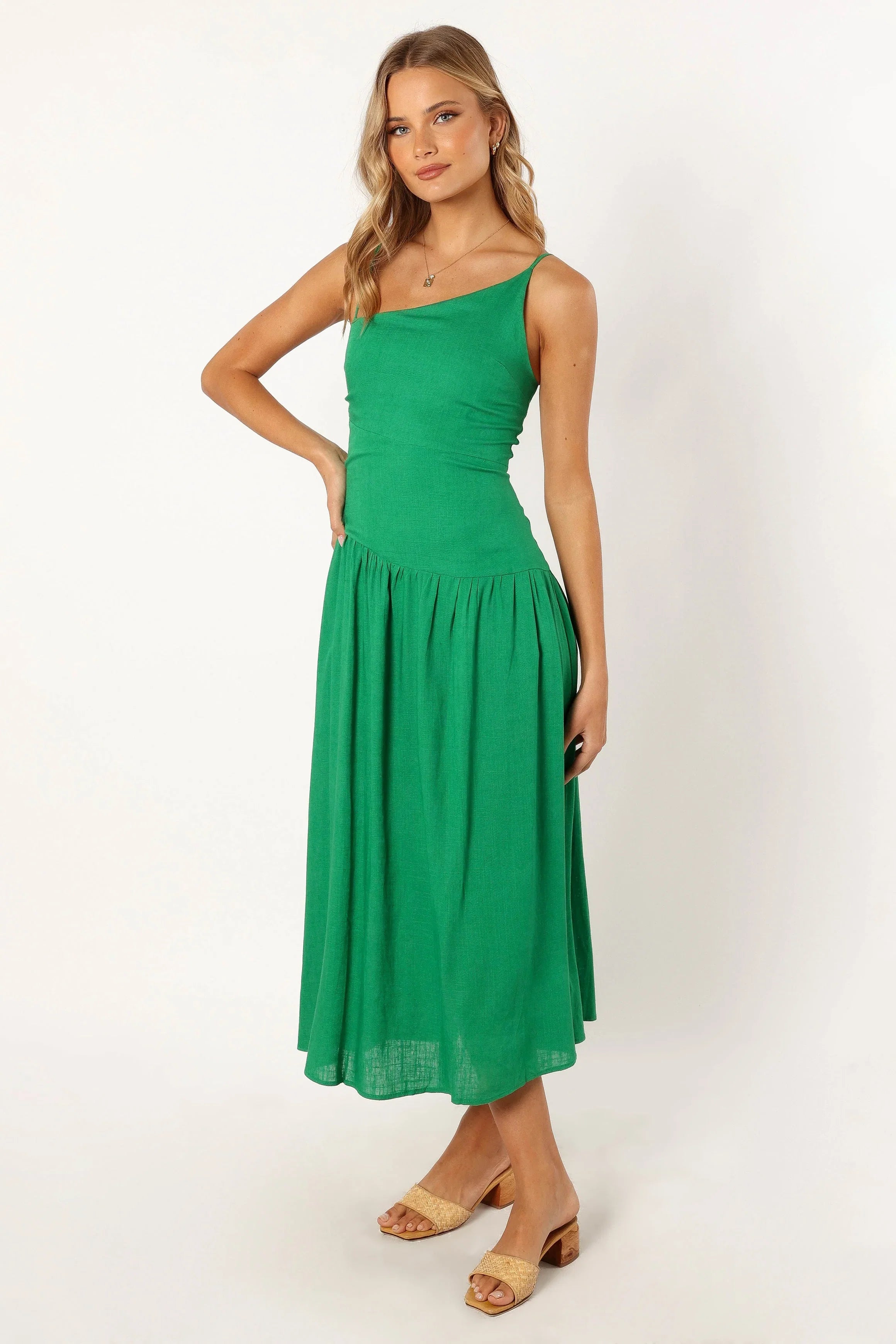 Shiloh Midi Dress Green