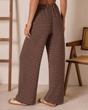 Josefina Striped Drawstring Pants