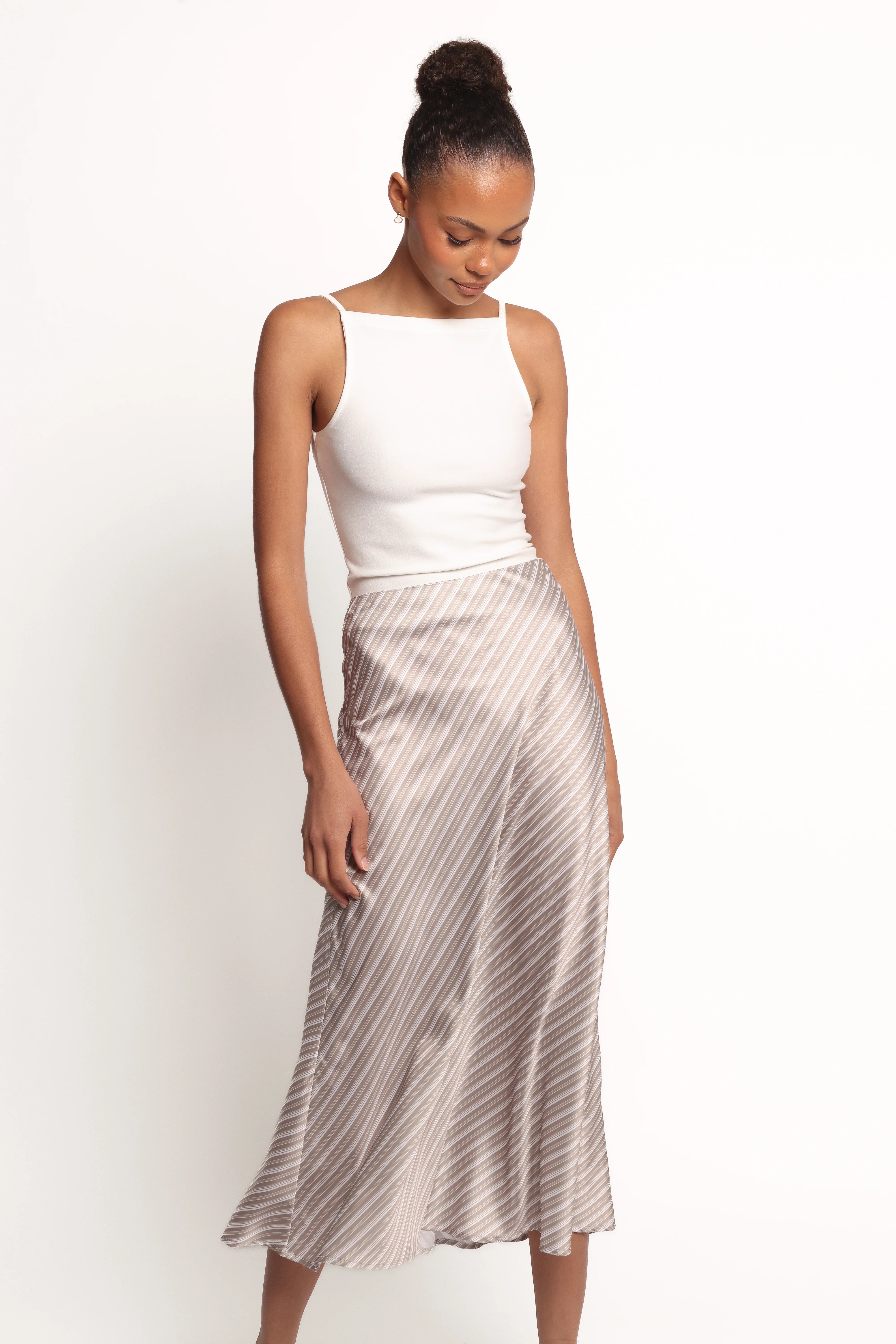 Corrina Midi Skirt Stripe