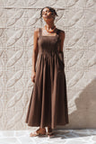 Alandra Maxi Dress Brown