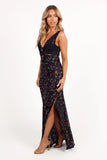 Cammy Maxi Slip Dress Midnight Floral