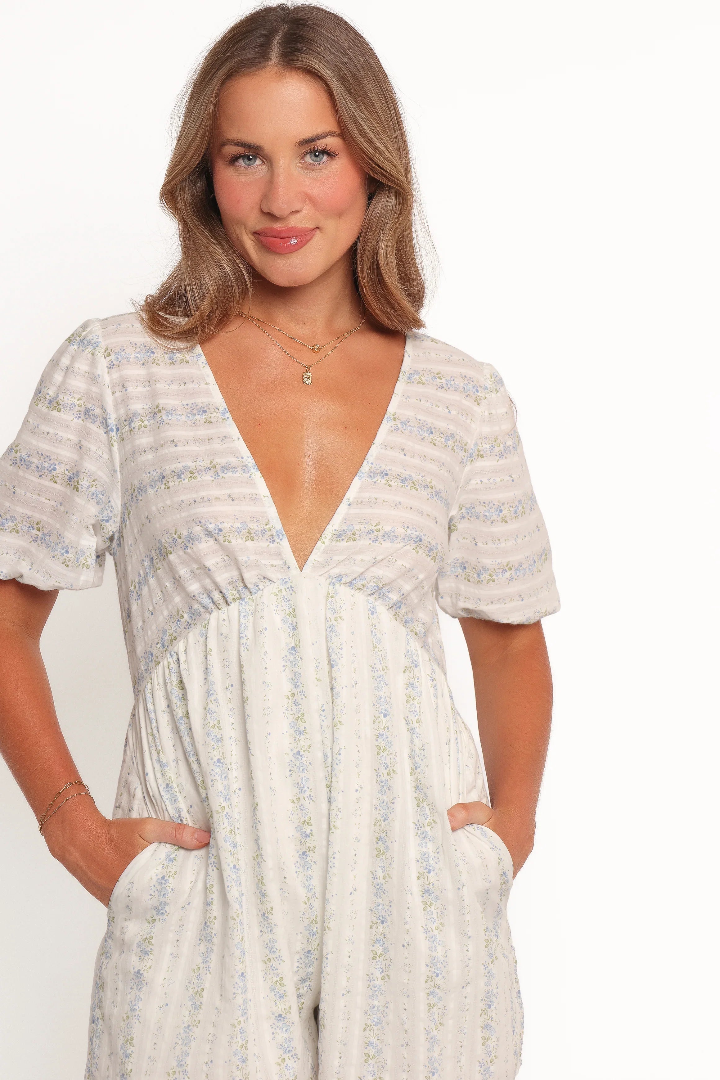 Aisley Romper White