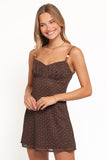 Jasmine Mini Dress Brown