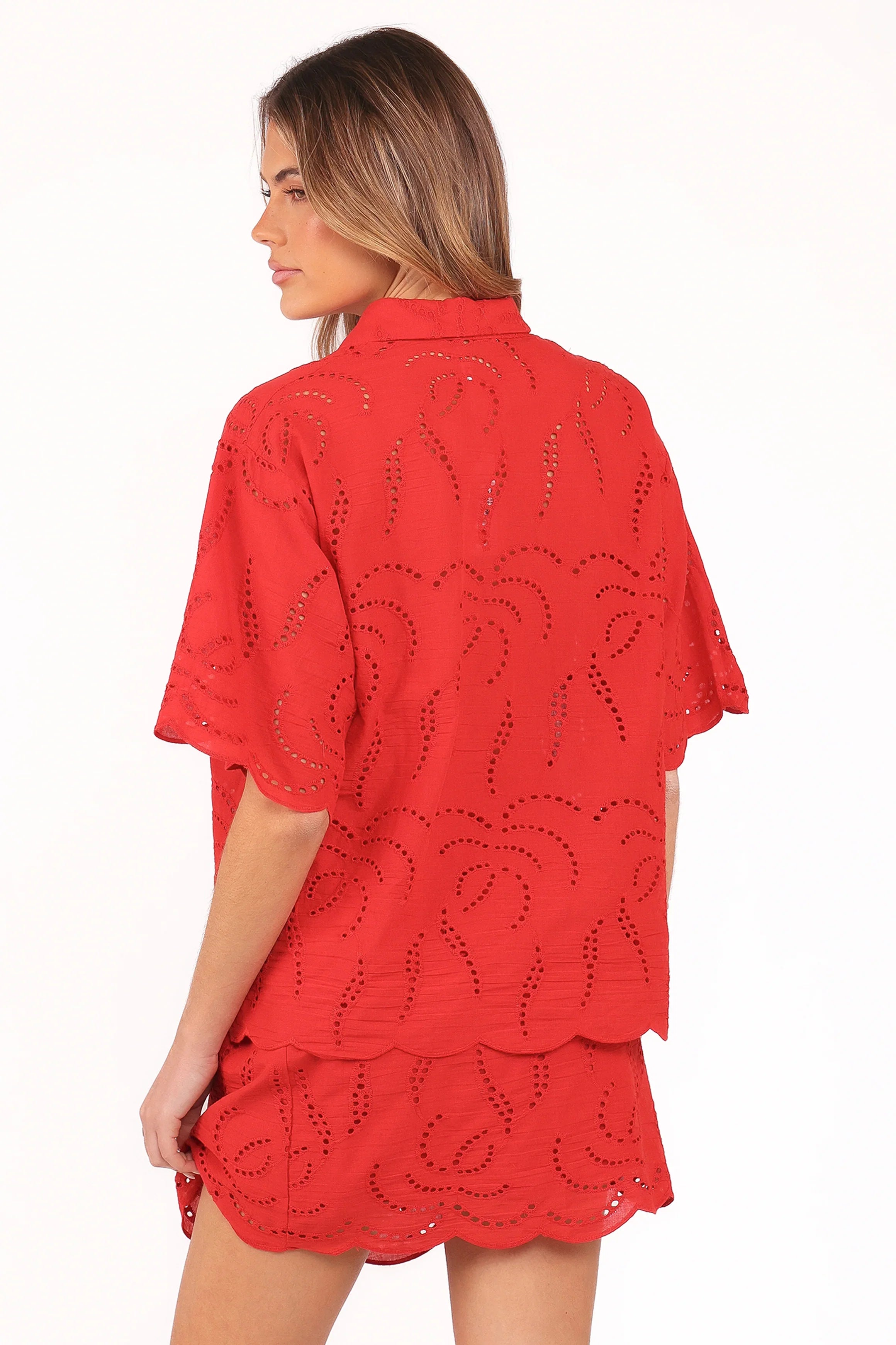 Gallie Skirt Set Red