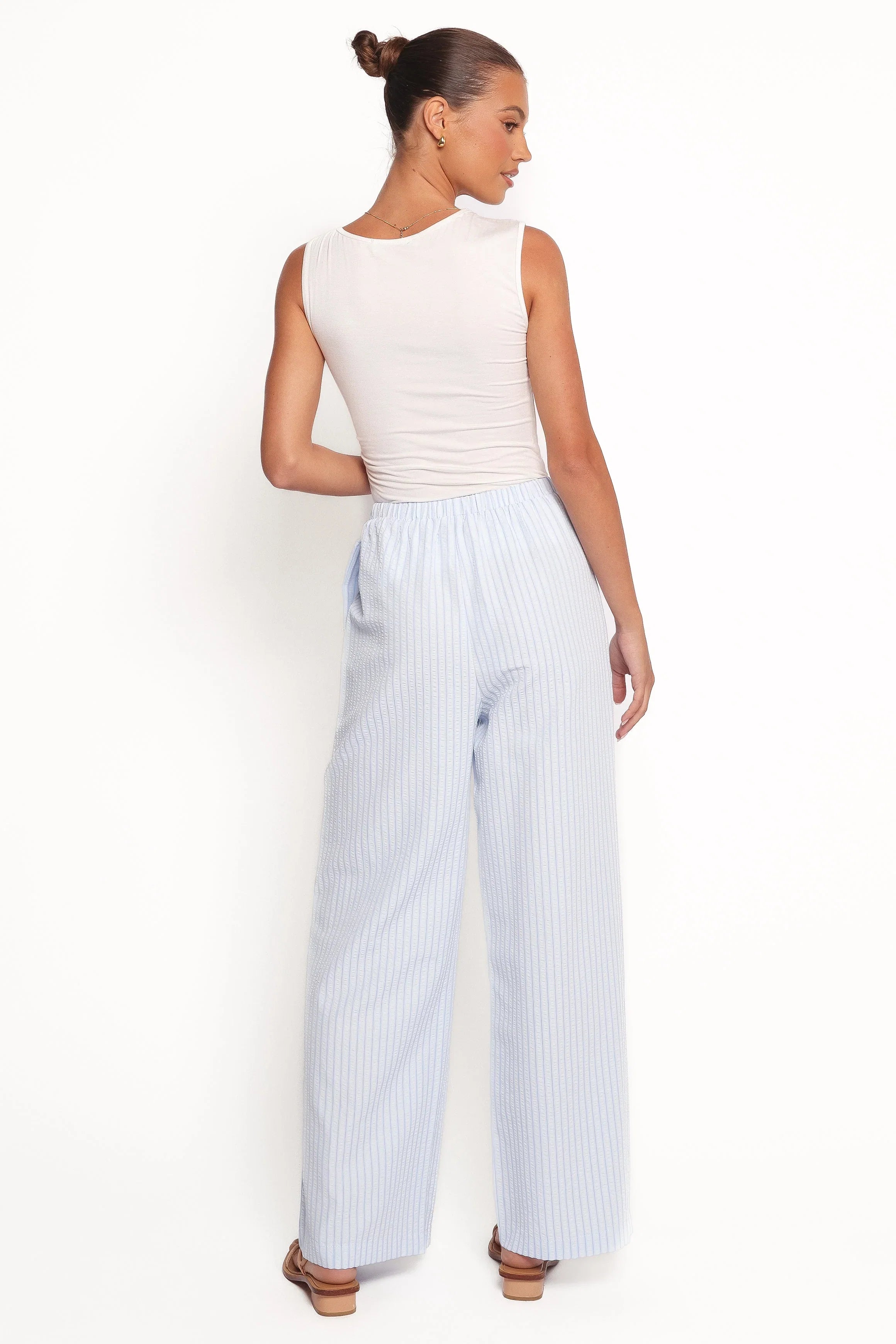 Peyton Striped Pant Blue