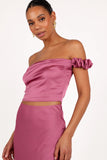 Arabella Two Piece Set Dark Rose