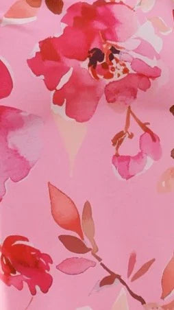 Karalina Maxi Dress Pink Floral