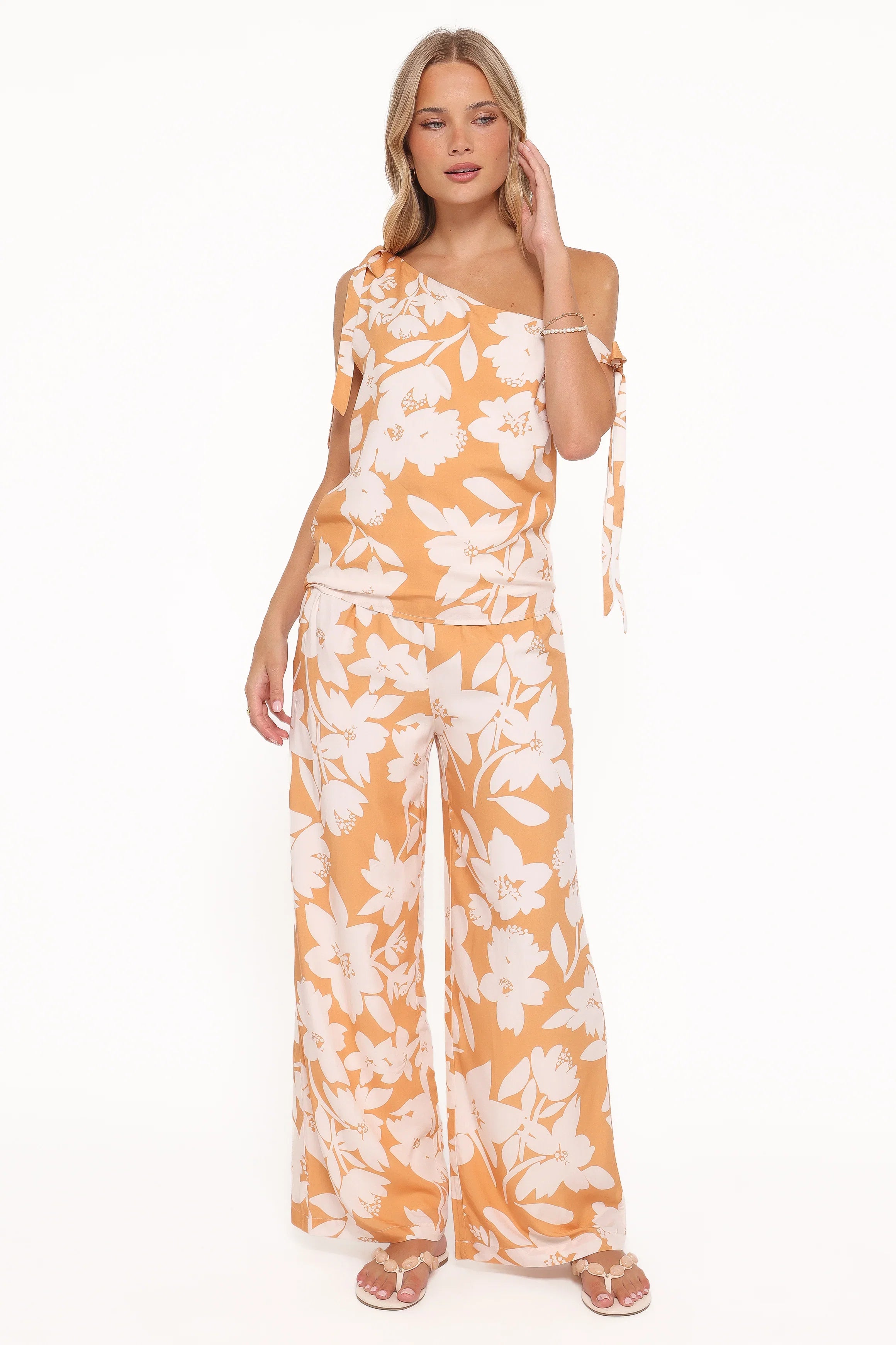 Flynn Pant Set Yellow Floral