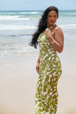 Alexis Maxi Dress Green Floral