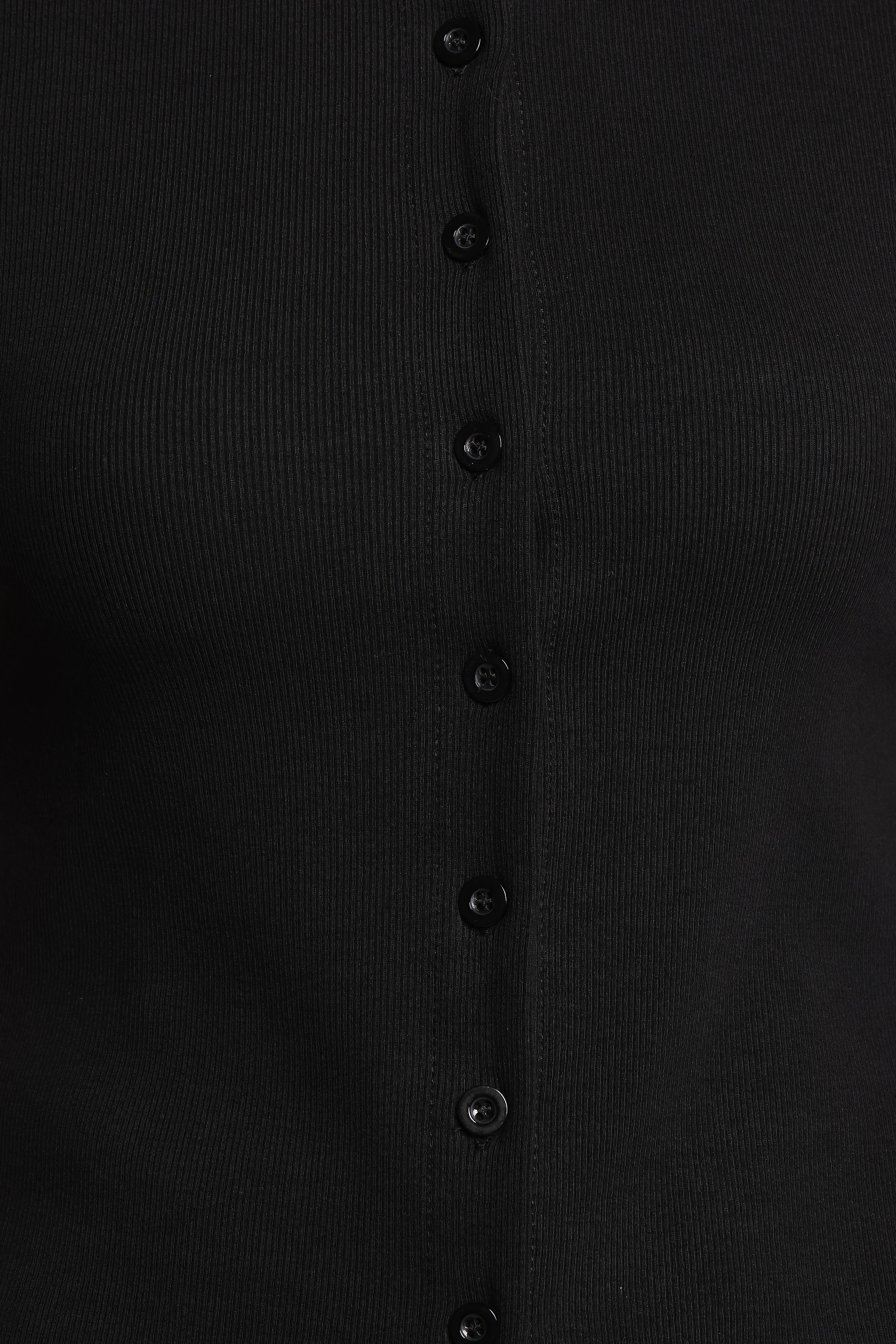 Tylarah Short Sleeve Cardigan Top Black
