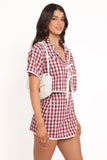 Ana Skort Set Burgundy