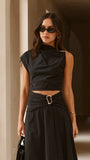 Delphine Top Black