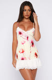Sunlit Dream Mini Dress Butter Floral