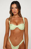 Cascade Bikini Top Pistachio