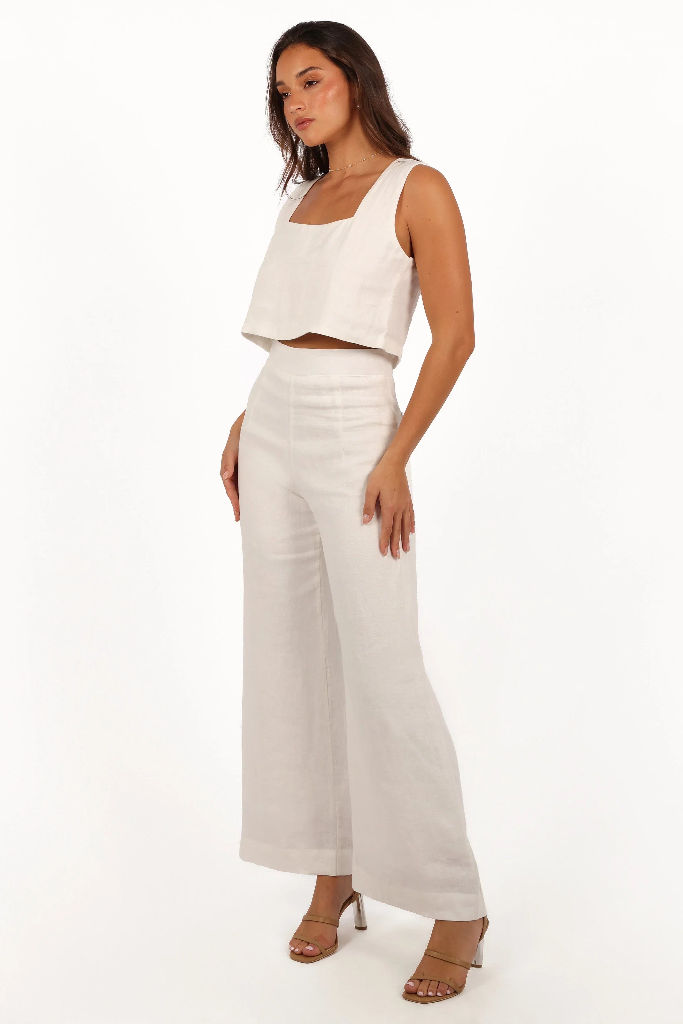 Devlin Pant Cloud White