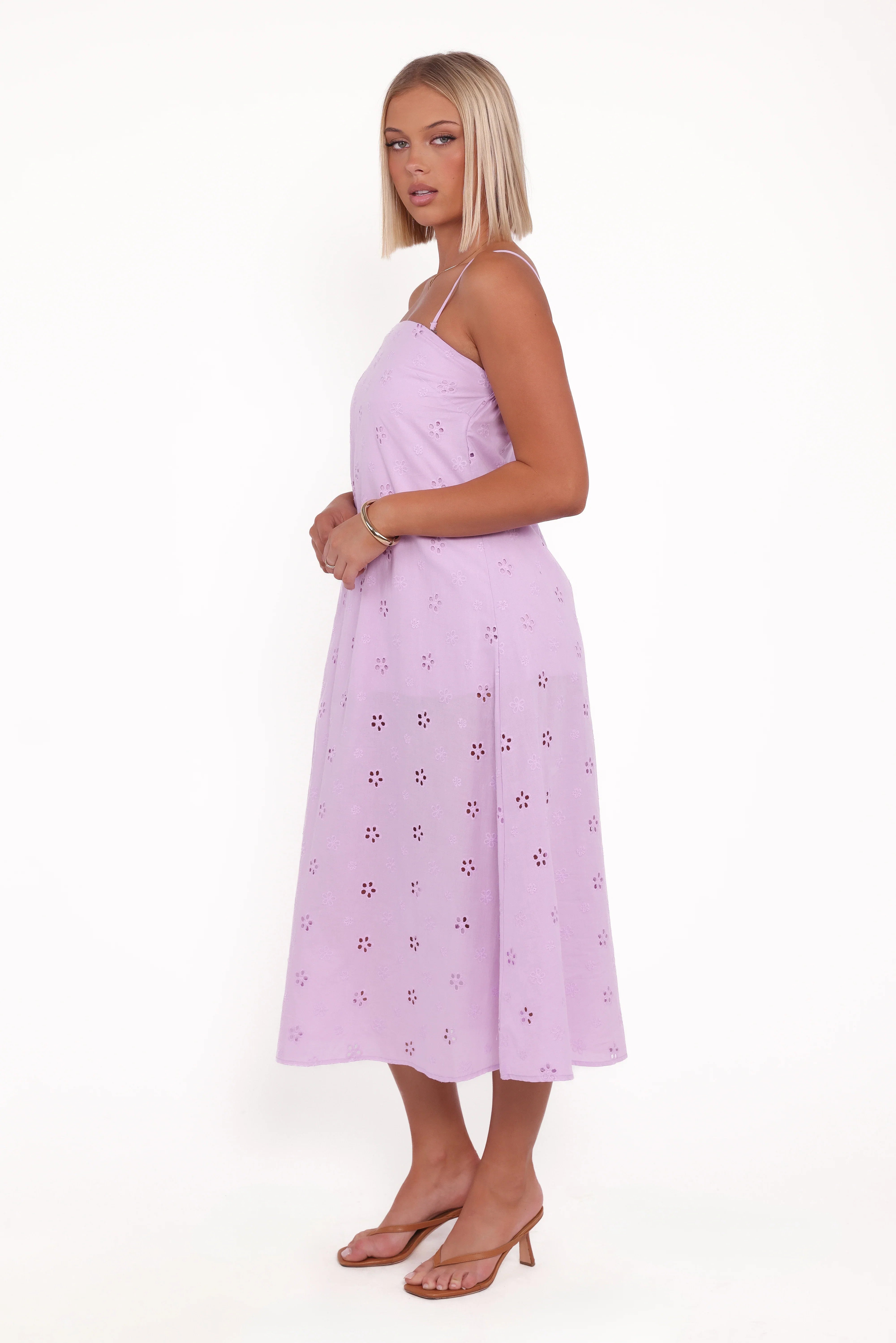 Narcissa Strapless Maxi Dress Lilac