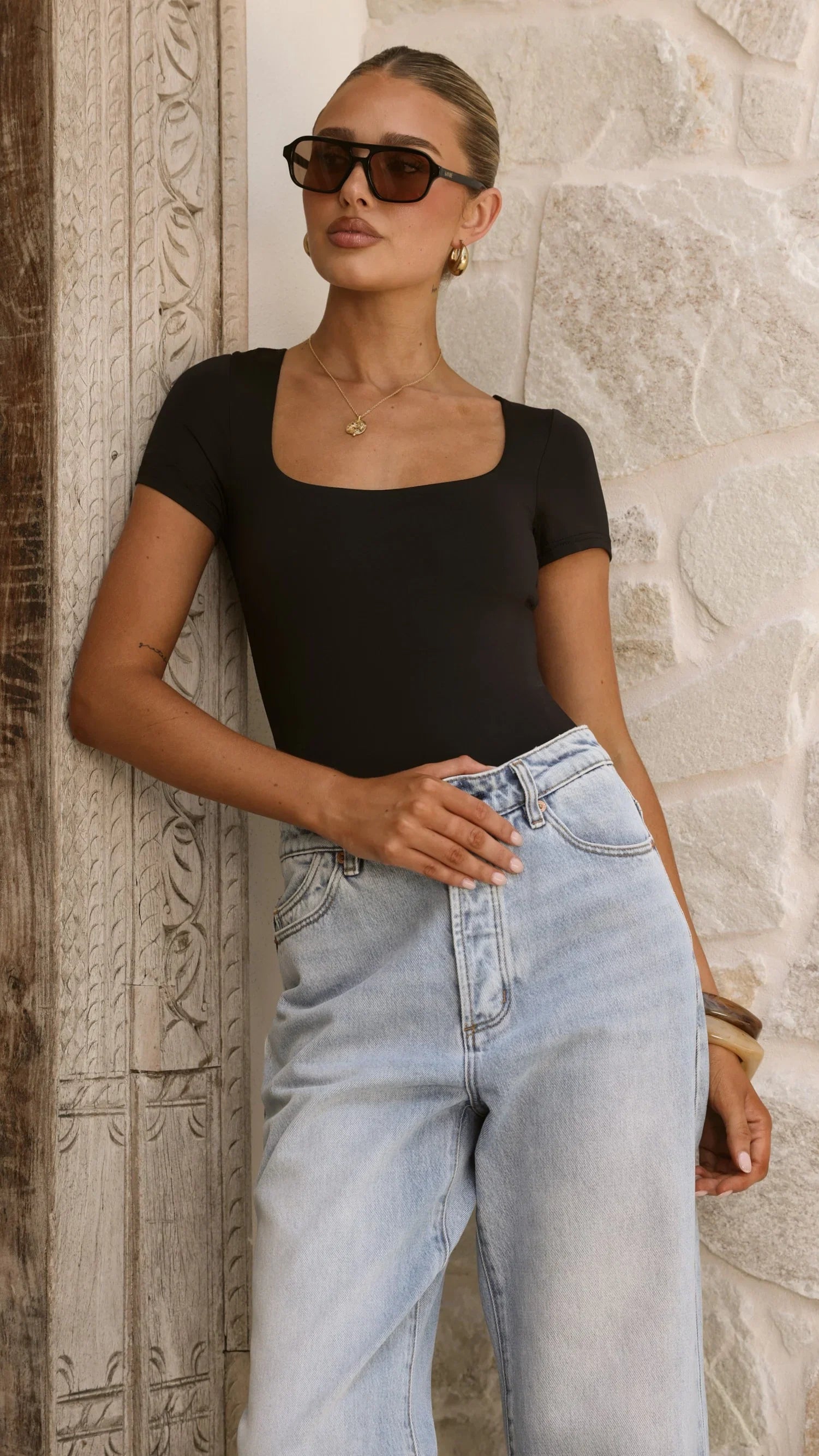 Jamelia Bodysuit Black
