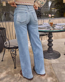 Rowan Grace Stretch High Rise Wide Leg Jeans
