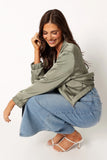Kyra Bomber Jacket Sage