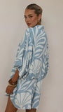 Bailin Playsuit Coral Blue
