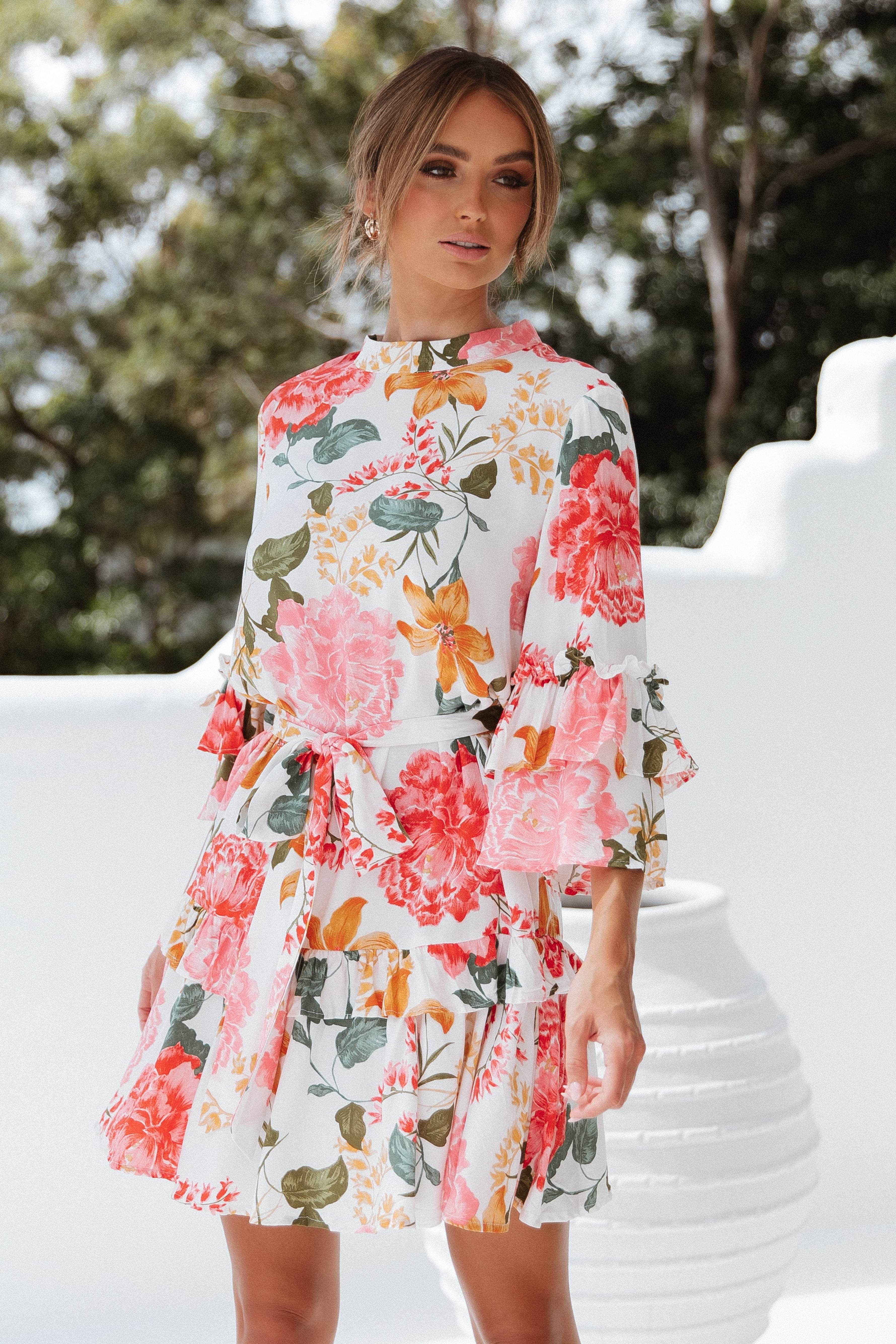 Peta Dress White